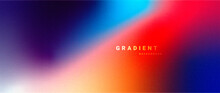 Abstract Gradient Blurred Background With Grainy Texture	
