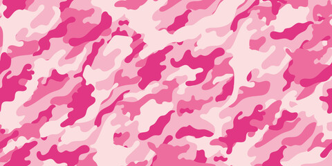 vector camouflage pattern for clothing design. Pink camouflage military pattern	