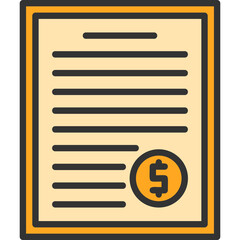 Wall Mural - Invoice Icon