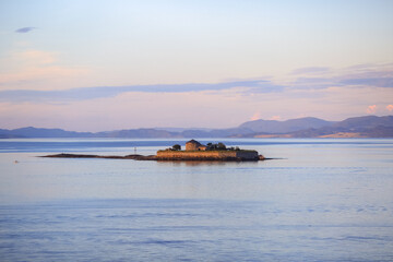 Wall Mural - Island Munkholmen in Trondheim fjord, Norway