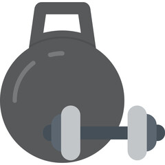 Canvas Print - Gym Equipment Icon