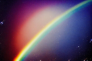 rainbow bridge in space