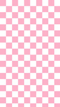 Aesthetic Cute Vertical Pastel Pink And White Checkerboard, Gingham, Plaid, Checkers Wallpaper Illustration, Perfect For Backdrop, Wallpaper, Postcard, Banner, Cover, Background