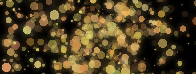Wall Mural - Abstract colorful bokeh light banner background - bokeh background 