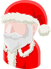 Sticker - Santa Claus Avatar People Icon