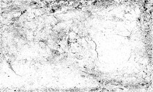 Scratched And Cracked Grunge Urban Background Texture Vector. Dust Overlay Distress Grainy Grungy Effect. Distressed Backdrop Vector Illustration. Isolated Black On White Background. EPS 10.