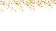 Golden Christmas background, festive gold background, gold confetti, gold sequins	