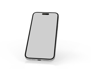 Smartphone. Mobile phone Template. Telephone 3d