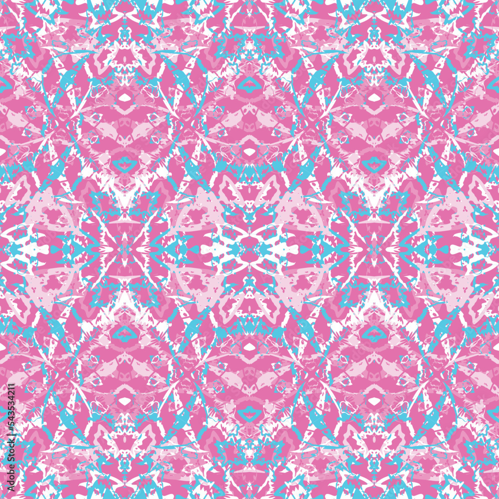 Seamless fractal pattern in vector format for printed fabrics or any ...