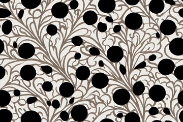Wall Mural - Textile digital design motif pattern decor border Mughal paisley abstract shape of baroque geometric ornaments damask suitable for women cloth designs front back and duppata print textile industry.