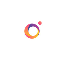 O Letter Logo Design Template Elements. Modern Abstract Digital Alphabet Letter Logo. Vector Illustration. Colorful O Logo. Technology O Letter Logo. 
