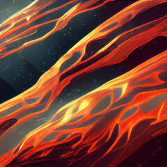 Wall Mural - fire flames background