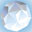 gemstone - a round cut diamond with sparkling facets