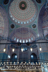 Wall Mural - Yeni Cami or New Mosque interior view. Ottoman architecture