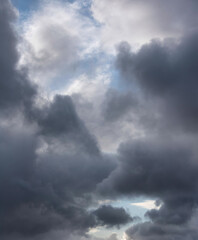 Wall Mural - Stunning moody dramatic stormy sky for use as background or in composite images