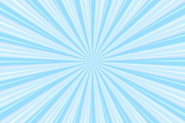 Wall Mural - Abstract blue light ray sunburst pattern background vector illustration