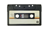 Fototapeta Koty - Cassette tape, isolated on white
