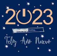 Sticker - Feliz año nuevo 2023