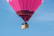 pink balloon flight in the blue sky