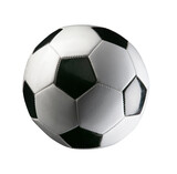 Fototapeta Sport - Classic soccer ball. Sport objects on transparent background. 