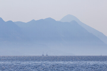 Canvas Print - Croatian coast near Omis city