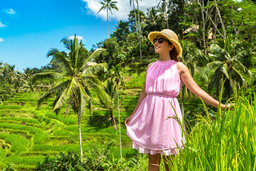 Canvas Print - Tegallalang rice terrace on Bali