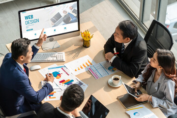 Website design software provide modish template for online retail business and e-commerce