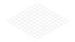 © Elena Pimukova - Isometric grid line background. Outline isometric template pattern. Hexagon and triangles line plan texture. Vector illustration on white background.