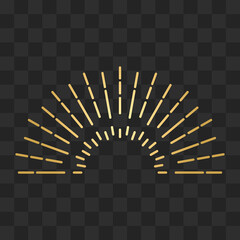 Wall Mural - circle sunburst. radial sun shine stamp. vector radial vintage explosion symbol