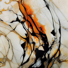 Wall Mural - Marble ink abstract background, painting luxury for abstract background .