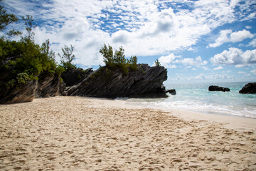 Wall Mural - The amazing tropical views around Bermuda's beautiful beaches