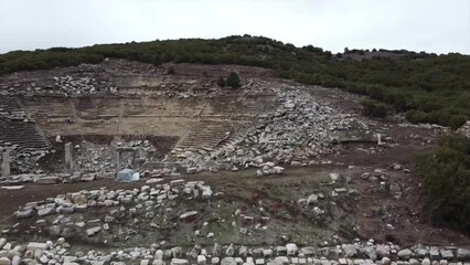 Wall Mural - Aerial view of Kibyra ancient city, Turkey