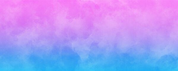 Wall Mural - Vintage blue and pink cloudy background texture