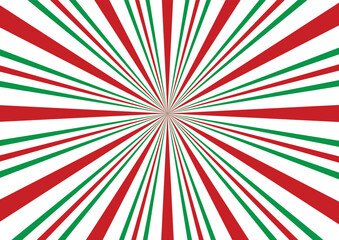 Wall Mural - sweet red green white candy abstract spiral background. christmas celebration holiday design. vector