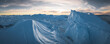 © Cavan Images - extreme iceberg in panoramic view