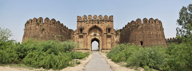 Sticker - Rohtas Fort, Qila Rohtas fortress in province of Punjab, Pakistan