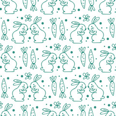 Wall Mural - rabbits-11