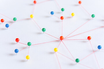linking entities, blockchain, social media, communications network, the connection between the two n