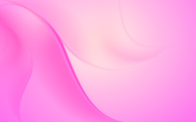 Wall Mural - Smooth Wave Background. Vector Illustration. Pink Abstract Vector Background