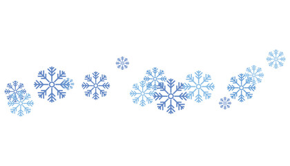 Wall Mural - Snowflakes background