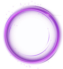Glowing Purple Circle