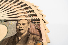 1万円札　日本紙幣　イメージ
　JPY　YEN