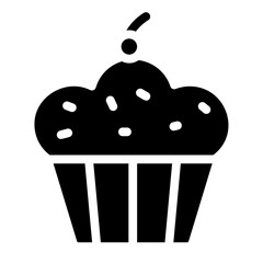 Sticker - cupcake icon