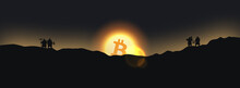 Bitcoin Go To Moon, Bitcoin Sun Is Rising
