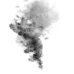 Wall Mural - black smoke