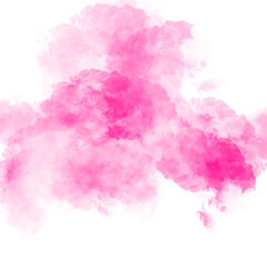 Sticker - pink smoke