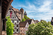 View of the historical center of Nuremberg. Middle Franconia, Bavaria, Germany
