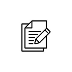 Note icon vector illustration. notepad sign and symbol