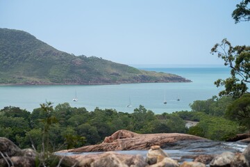 waterfall at Hinchinbrook Island in queensland australia