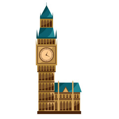 Wall Mural - big ben famous landmark